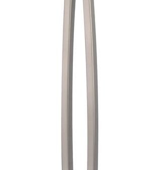 60 H 1-Light Floor Lamp Satin Nickel Hot on Sale