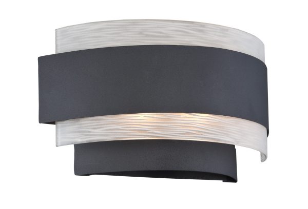 10 W Gaetano 2-light Sconce Black Online