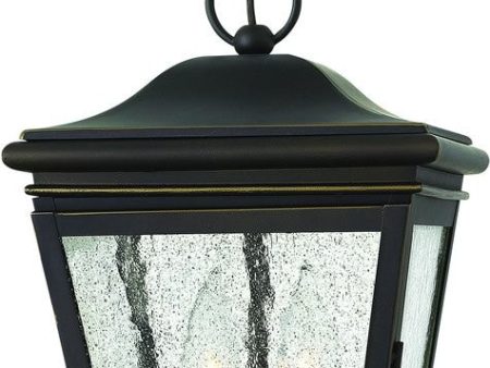 9 W Lincoln 2-Light Outdoor Pendant Light Oil Rubbed Bronze Online Sale