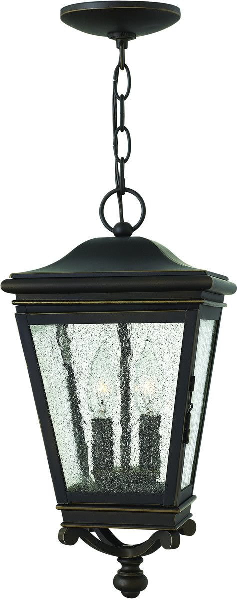 9 W Lincoln 2-Light Outdoor Pendant Light Oil Rubbed Bronze Online Sale