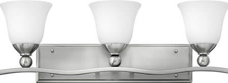 46 W Bolla 5-Light Bath Vanity Brushed Nickel For Sale