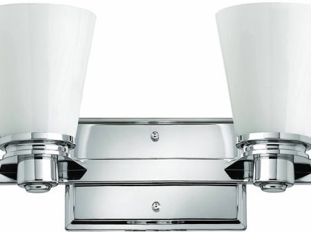 15 W Avon 2-Light Bath Vanity Chrome Cheap