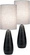 18 H Quatro II 2-Light Set of 2 Mini Table Lamp Brushed Dark Bronze For Cheap