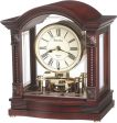 11 H Bardwell Chiming Mantel Clock Antique Walnut Hot on Sale