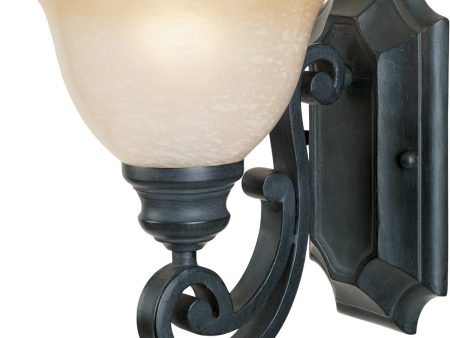 7 W Barcelona 1-Light Wall Lantern Natural Iron Cheap