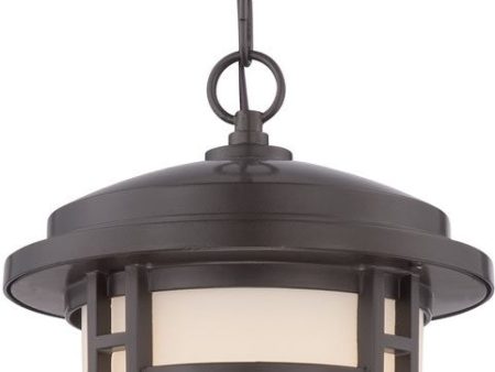 9 W Barrister LED Outdoor Hanging Lantern Burnished Bronze on Sale