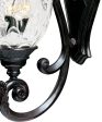 31 H Carriage House Vivex 3-Light Outdoor Wall Mount Oriental Bronze on Sale