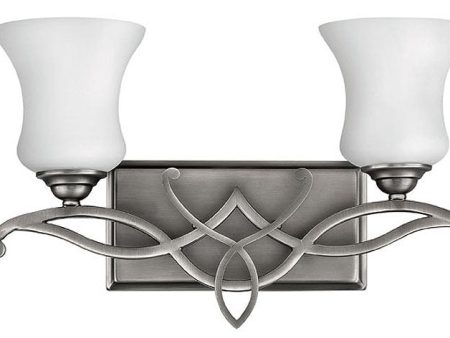 17 W Brooke 2-Light Bathroom Vanity Antique Nickel on Sale