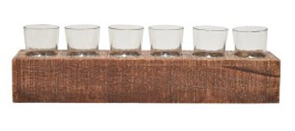 5 H Cassandra Candle Holder Brown Online