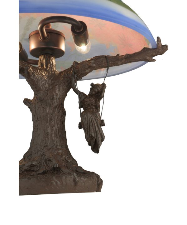 13 H Parrish Reveries Reverse Painted  Table Lamp Hot on Sale