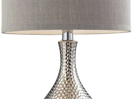 22 H 1-Light Table Lamp Chrome on Sale