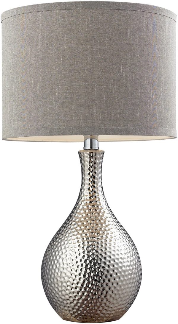 22 H 1-Light Table Lamp Chrome on Sale