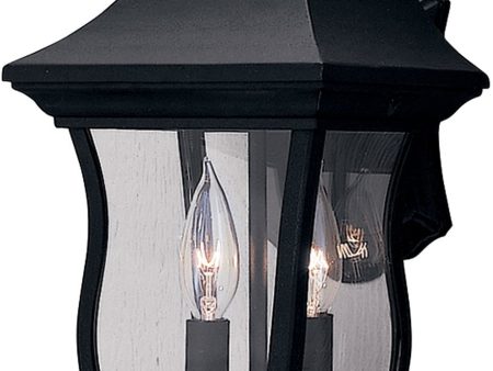 13 H Chelsea 2-Light Wall Lantern Black Online