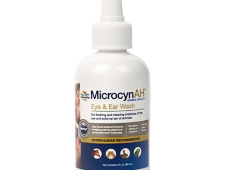 MicrocynAH Ear & Eye Wash 1 Each 3 Oz by San Francisco Bay Brand Fashion