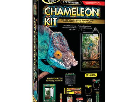 Zoo Med ReptiBreeze Deluxe Chameleon Starter Kit 1 Each 18In X 18In X 36 in by Zoo Med Hot on Sale