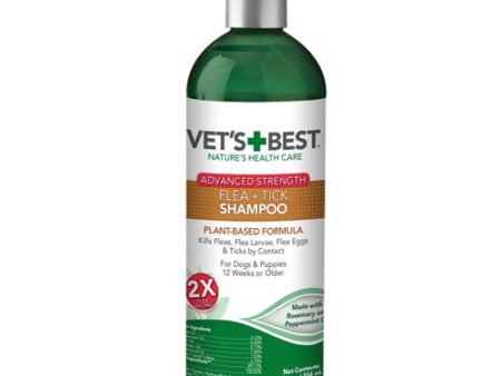 Vet s Best Flea & Tick Advanced Strength Shampoo for Dogs 1 Each 12 Oz by Vet s Best Online Sale