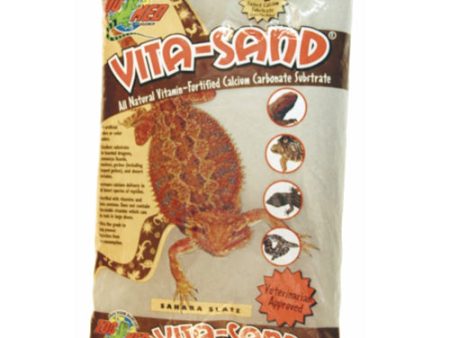 Zoo Med, Zoo Med Vita Sand Substrate Gold, 3 Each  10 Lbs, Sahara Slate (Case Of 3) Online Hot Sale