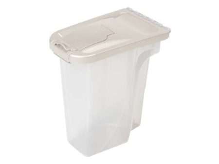 Van Ness Plastics Pet Food Container Dispenser White|Clear, 1 Each 4 lb by San Francisco Bay Brand on Sale