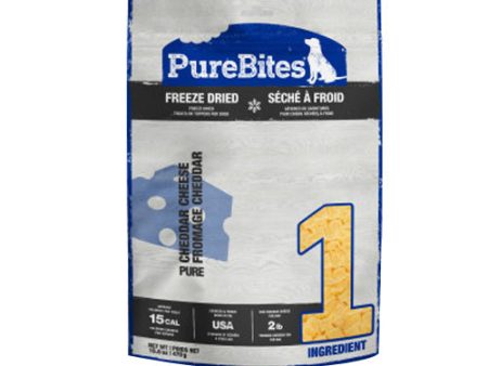 PureBites Freeze Dried Pure Dog Treats Cheddar Cheese, 1 Each 16.6 Oz by PureBites Online Hot Sale