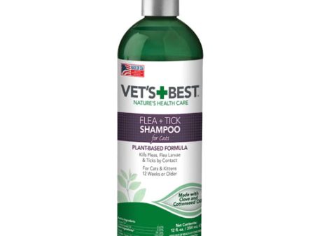 Vet s Best Flea and Tick Shampoo for Cats 1 Each 12 Fl. Oz by Vet s Best Online now