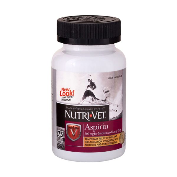 Nutri-Vet K9 Aspirin Liver Chewables Medium Large Dog Supply