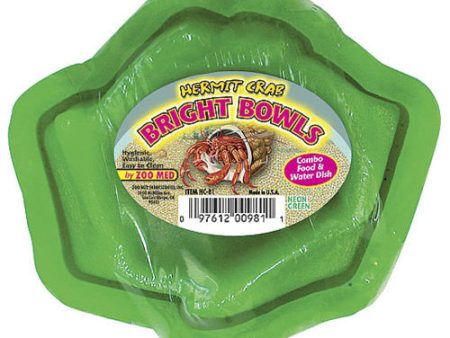 Zoo Med Hermit Crab Bright Bowl Neon Green, 1 Each by Zoo Med Fashion