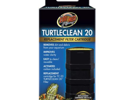 Zoo Med TurtleClean 20 Replacement Filter Cartridge 1 Each Medium by Zoo Med on Sale