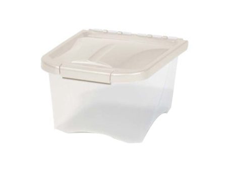 Van Ness Plastics Pet Food Container Dispenser White|Clear, 1 Each 5 lb by San Francisco Bay Brand on Sale