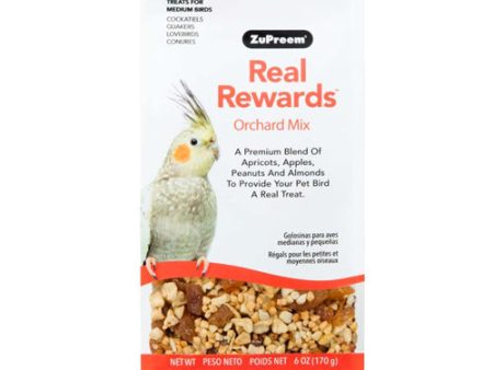 ZuPreem Real Rewards Orchard Mix Treats for Medium Birds 1 Each 6 Oz by ZuPreem Cheap