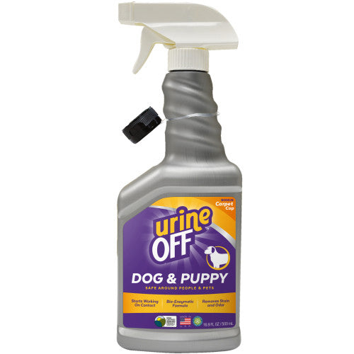 Urine Off Dog & Puppy Hard Surface Sprayer with Carpet Applicator Cap 1 Each 16.9 Oz by San Francisco Bay Brand Hot on Sale