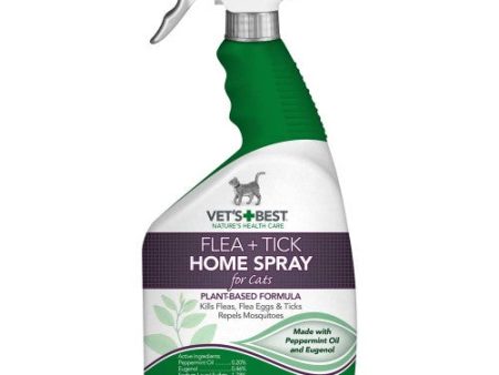 Vet s Best Flea and Tick Home Spray for Cats 1 Each 32 Oz by Vet s Best Online Hot Sale