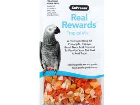 ZuPreem Real Rewards Tropical Mix Treats for Large Birds 1 Each 6 Oz by ZuPreem Supply