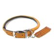 Round Collar - Tan 18  Neck by Circle T Leather Discount