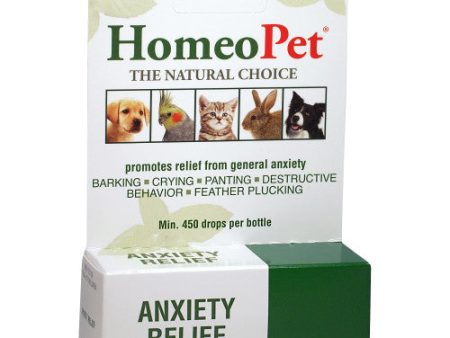 Anxiety Relief 15 ml by HomeoPet Solutions Supply