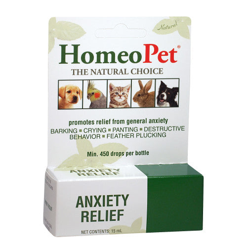 Anxiety Relief 15 ml by HomeoPet Solutions Supply